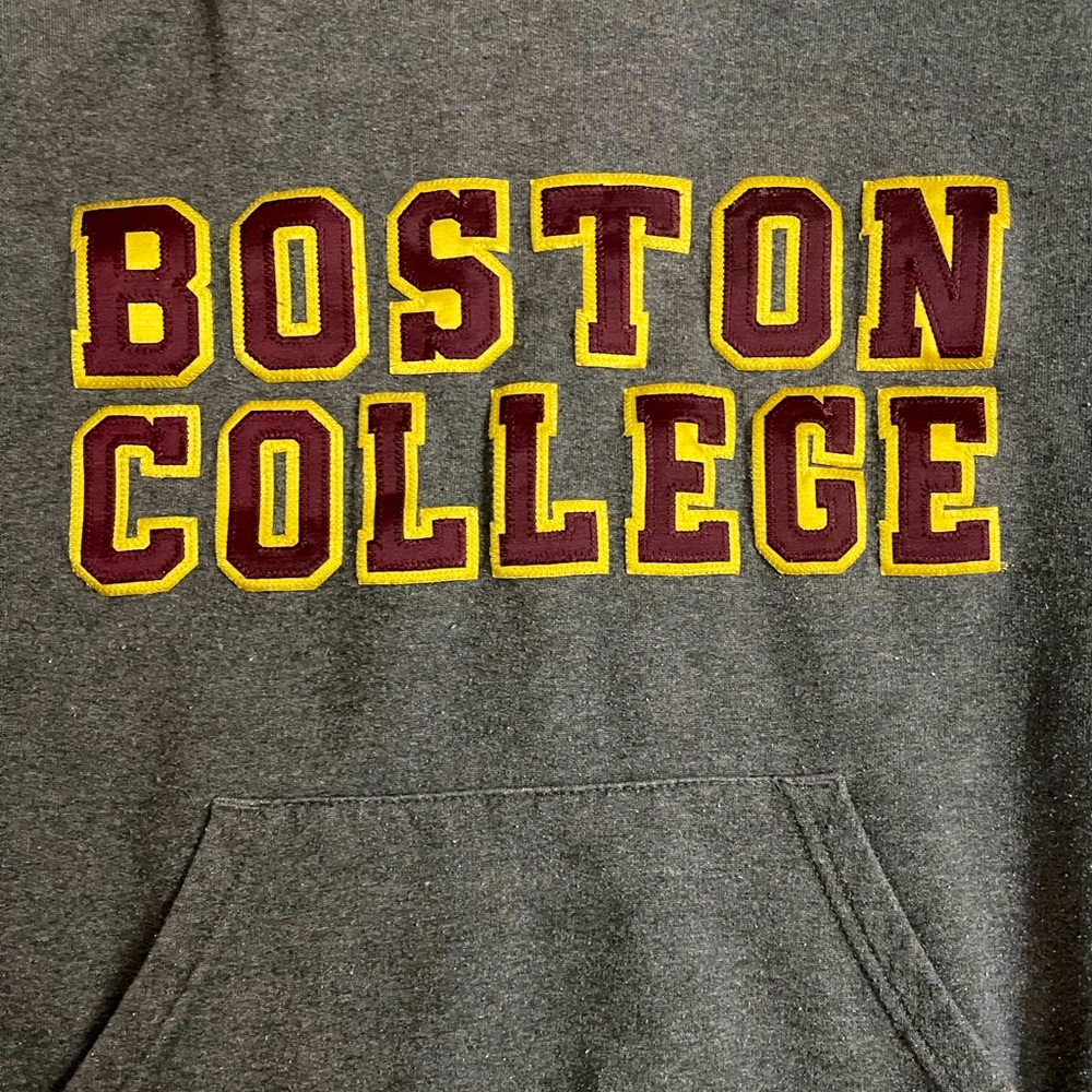 Boston College BC Gray Champion Hooded Sweatshirt